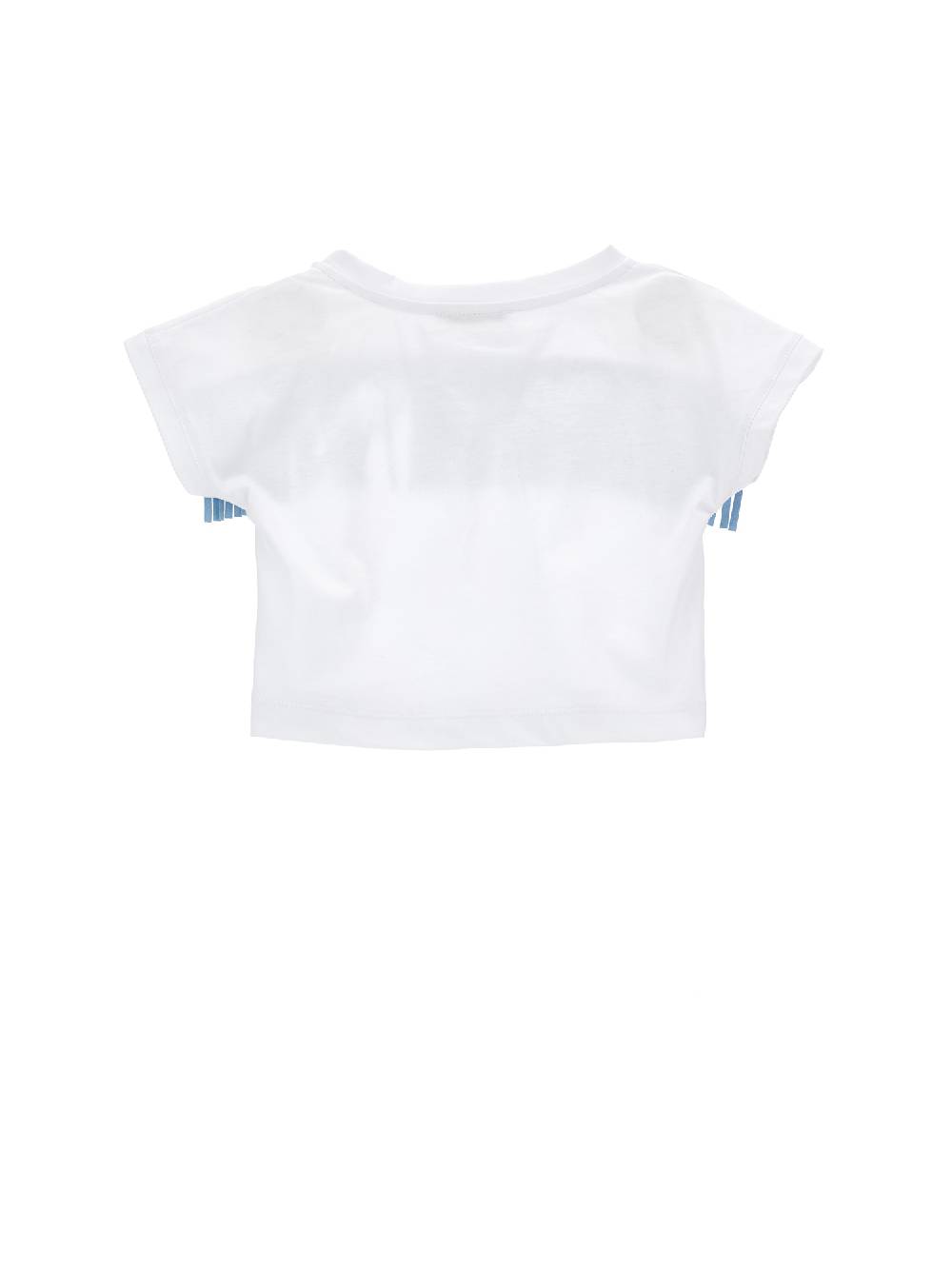 Monnalisa T-shirt cotone organico con frange In Linea