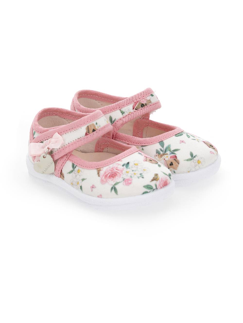 Monnalisa Ballerine gabardine con fiocchetti Online