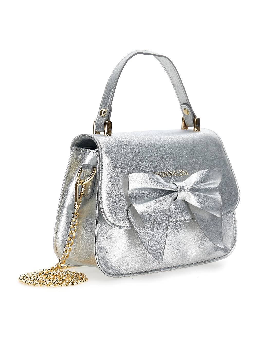 Monnalisa Borsa a mano glitter Outlet