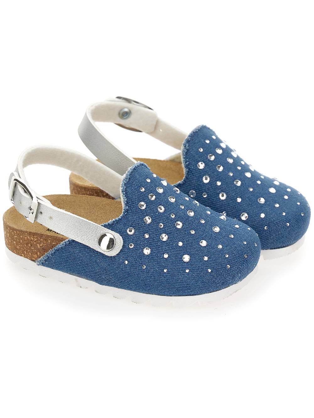 Monnalisa Sabot jeans con strass Economico