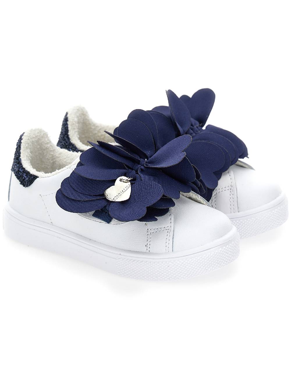 Monnalisa Sneakers con petali in tessuto Vendita Economica