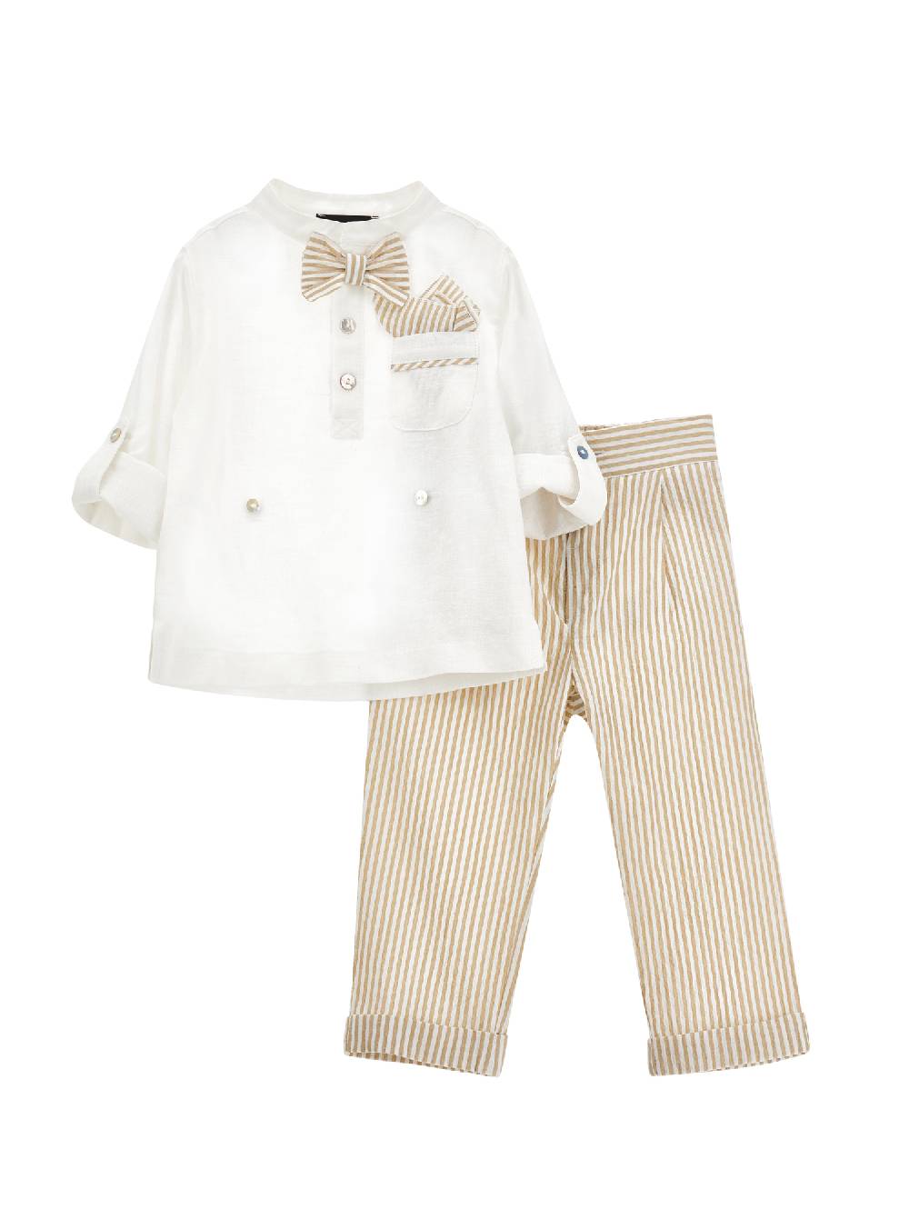 Monnalisa Completo due pezzi tela Moda