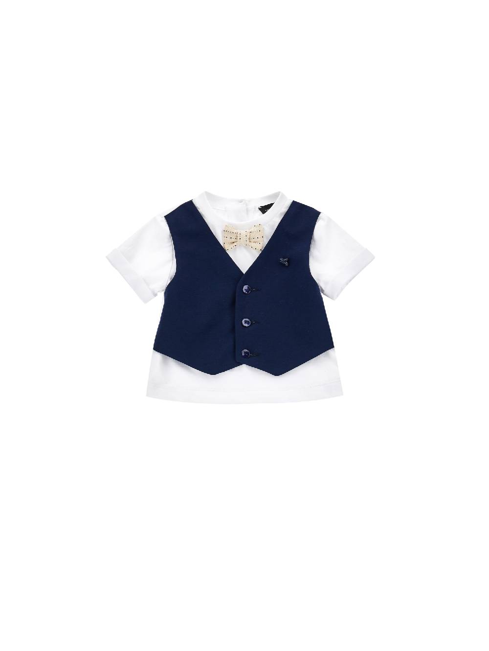 Monnalisa Completo cerimonia due pezzi cotone Promozione