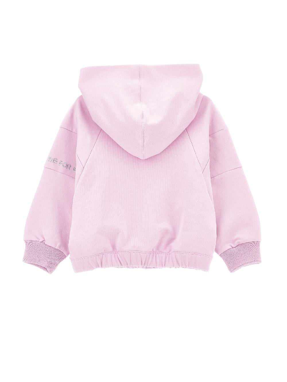 Monnalisa Felpa cotone hoodie con borchiette I Più Venduti
