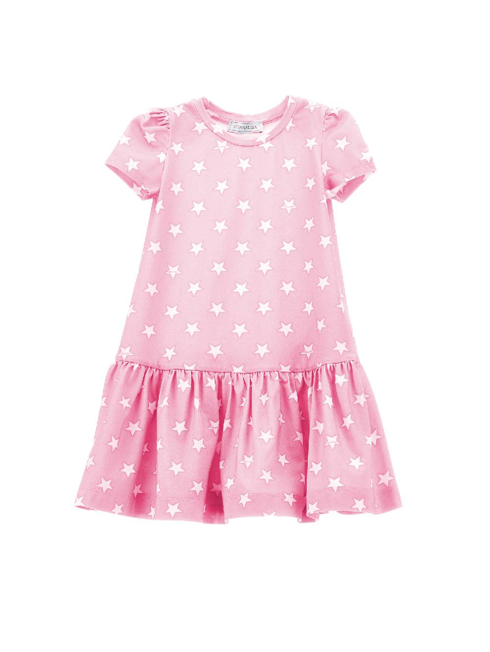 Monnalisa Abito jersey stelline Nuova