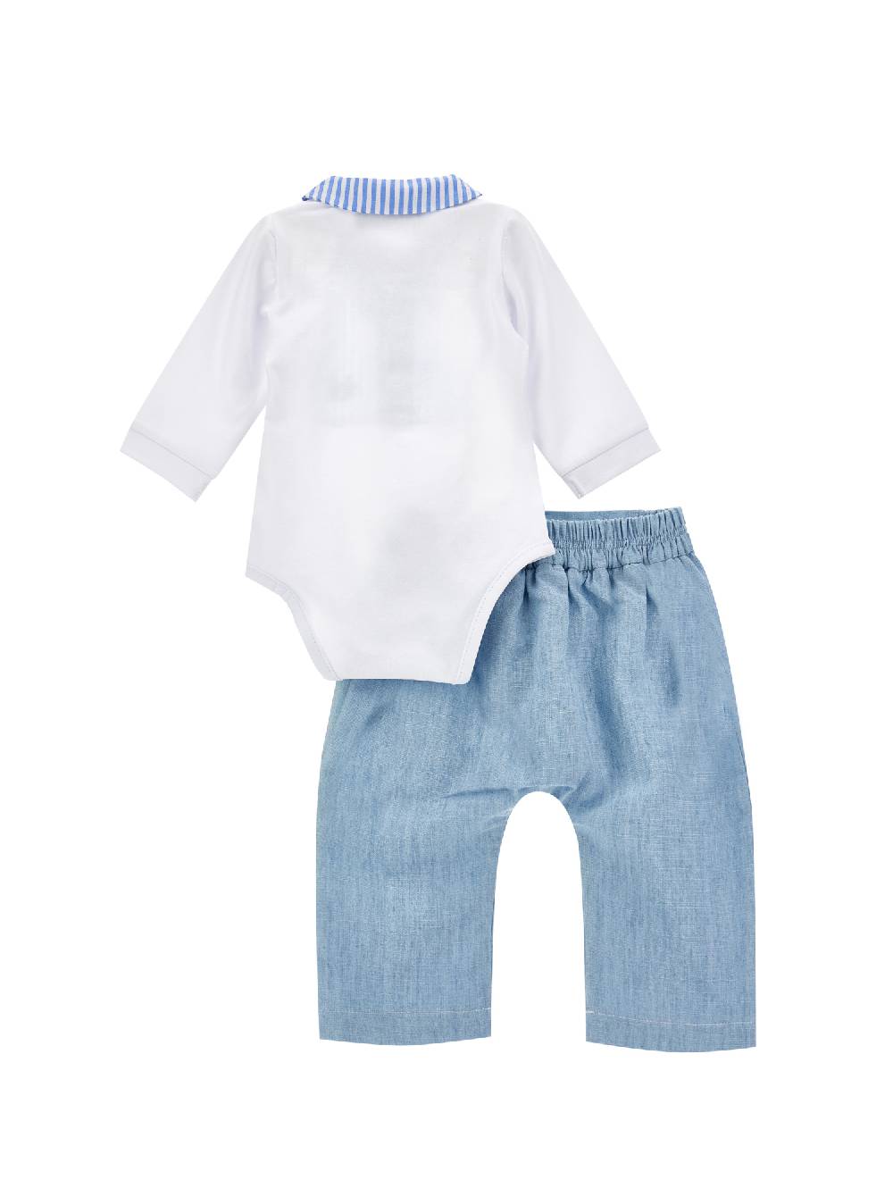 Monnalisa Completino due pezzi chambray Novità