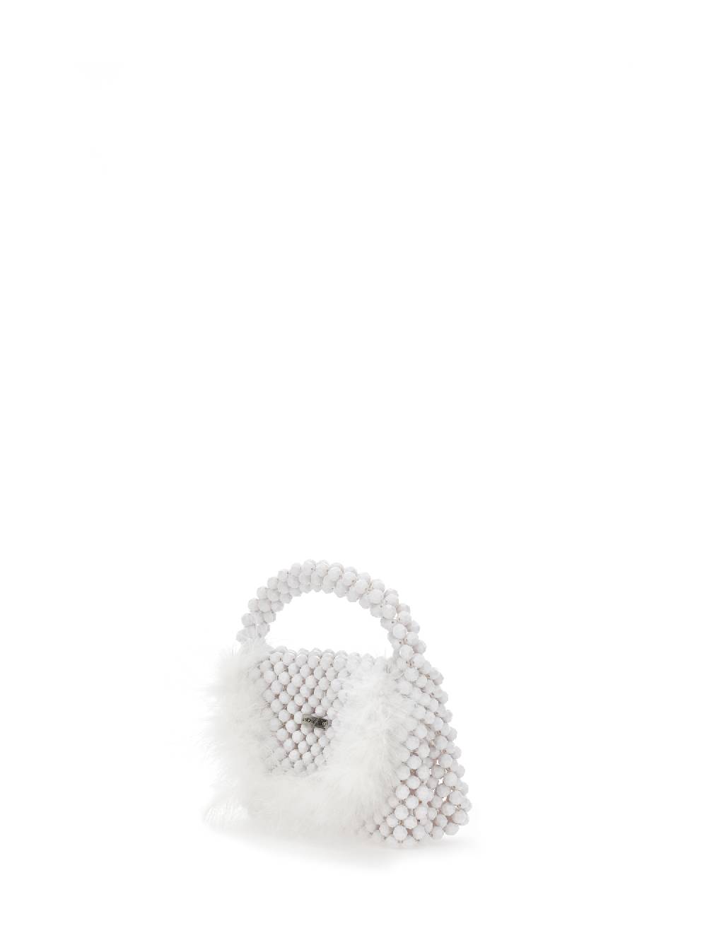 Monnalisa Borsa crystal con piume Promozione