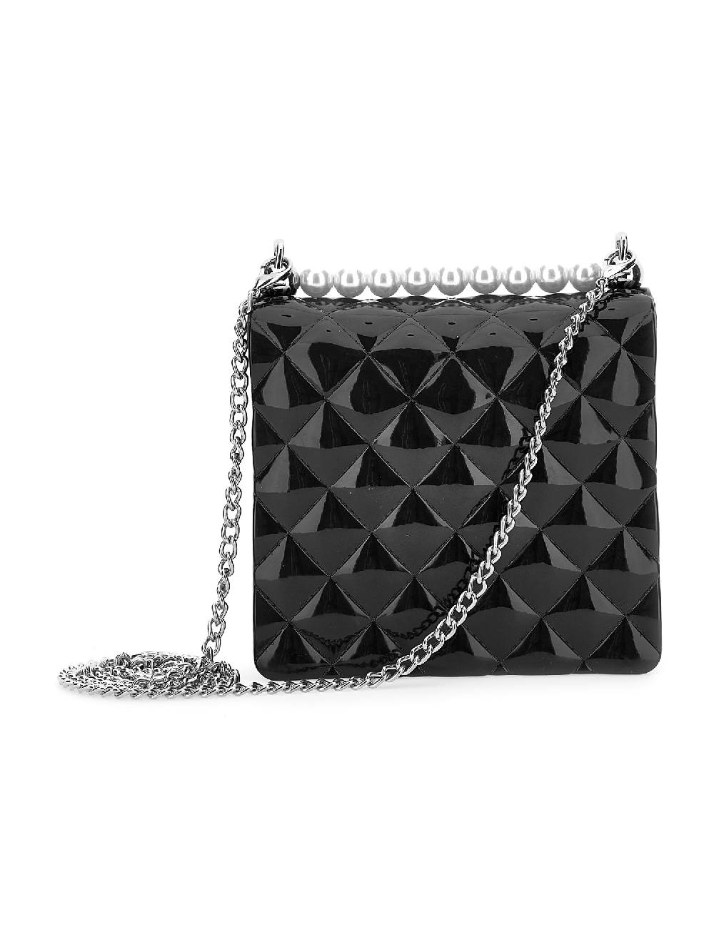 Monnalisa Borsa PVC con perle Spedizione Gratuita