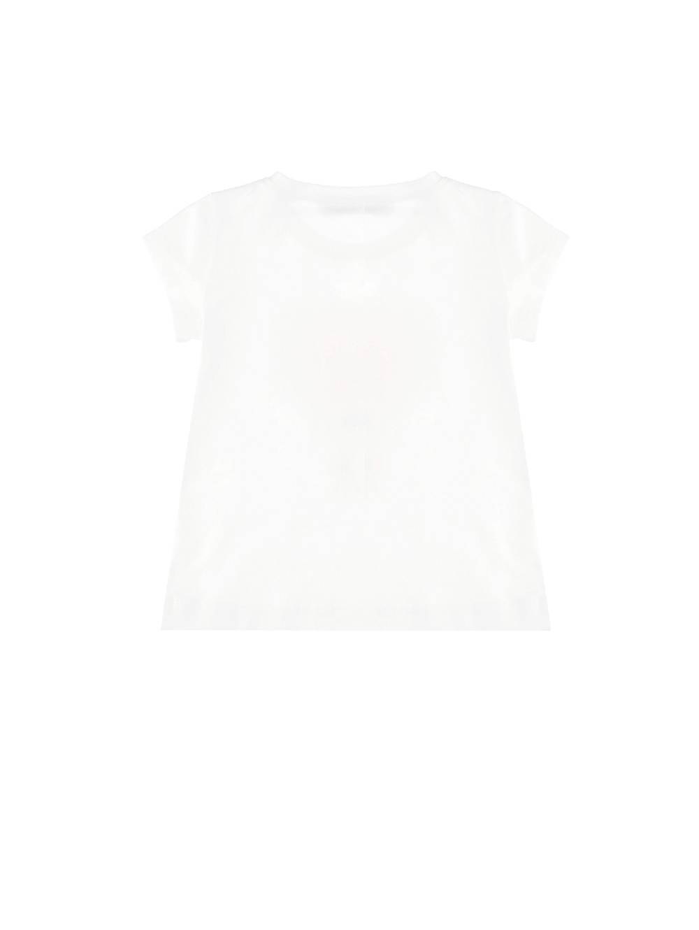 Monnalisa T-shirt cotone stampata con strass Negozi Online