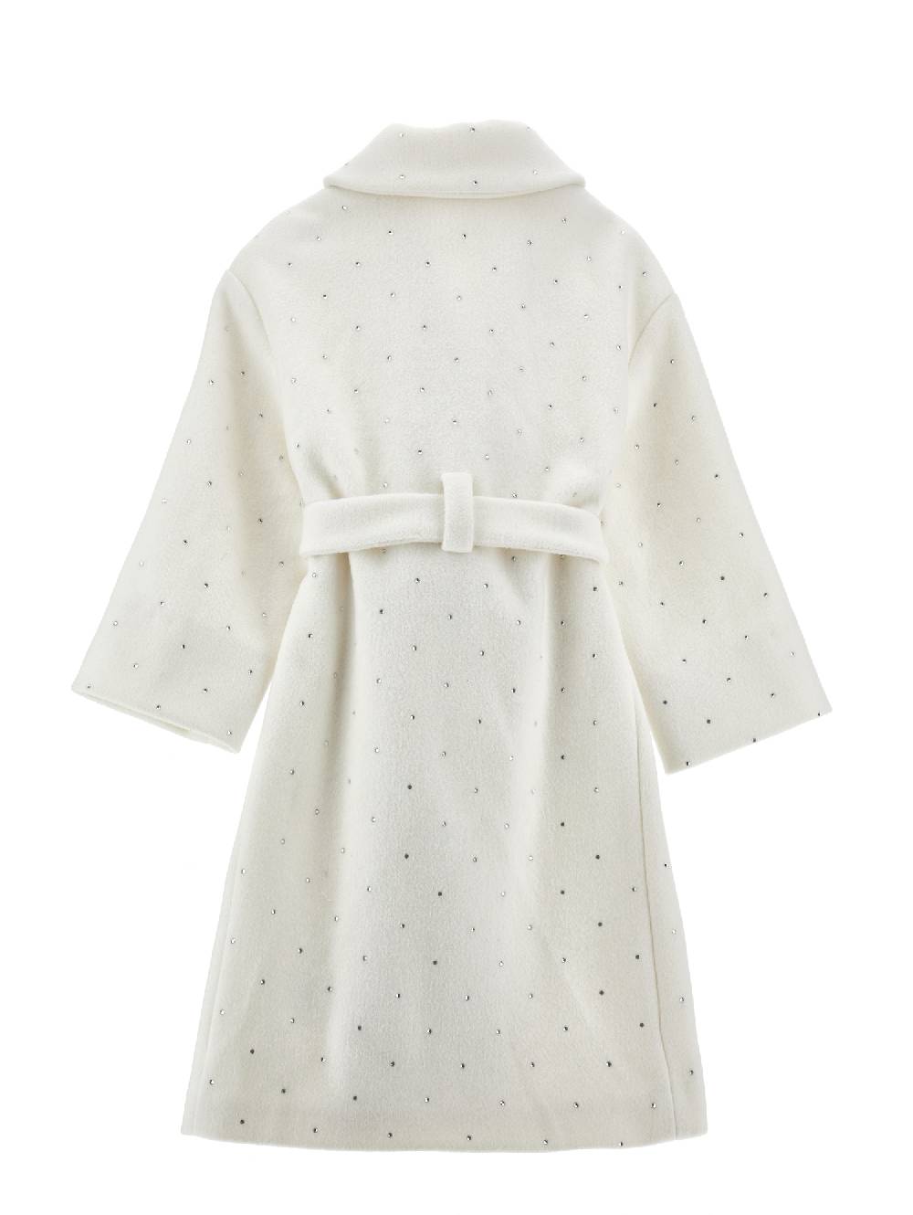 Monnalisa Cappotto panno con strass Acquista Ora