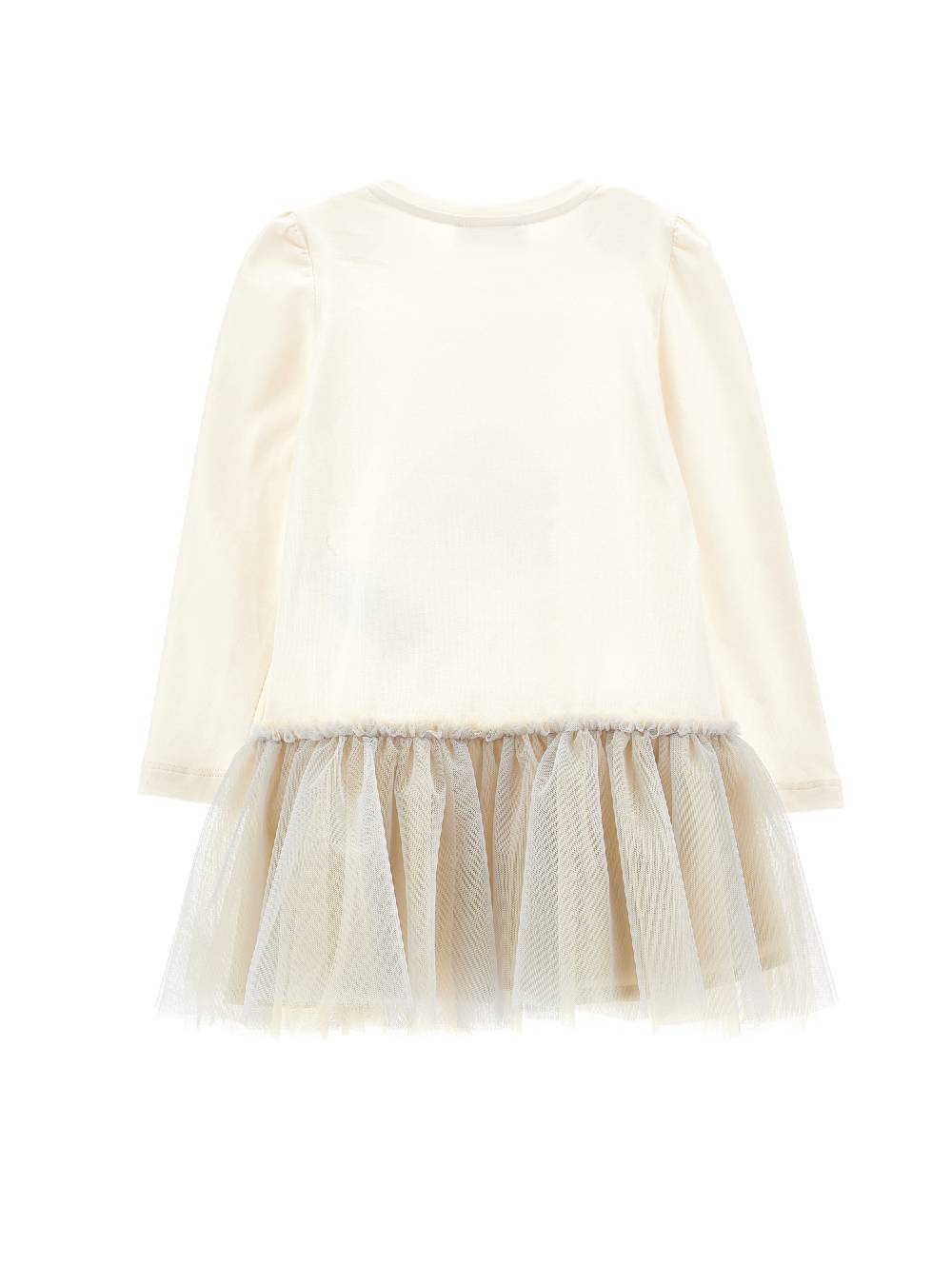 Monnalisa Abito cotone organico con tulle Shopping Online