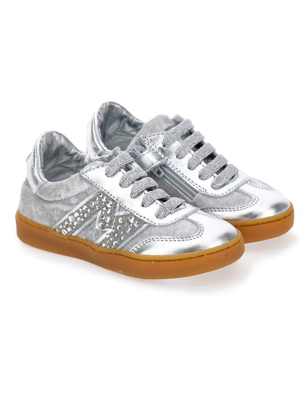 Monnalisa Scarpe velour modello running 2025