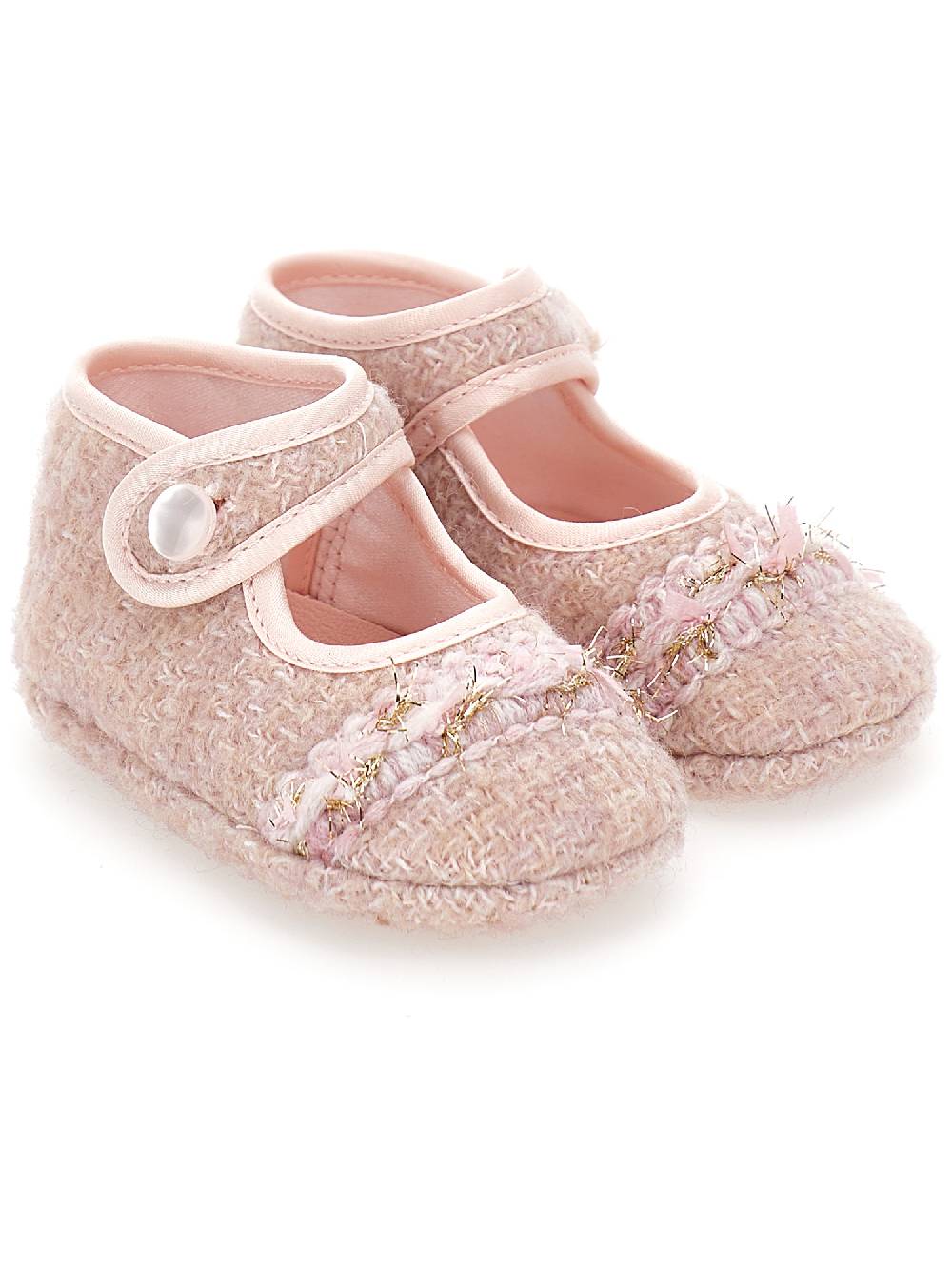 Monnalisa Ballerine tessuto bouclé Fino Al -60%