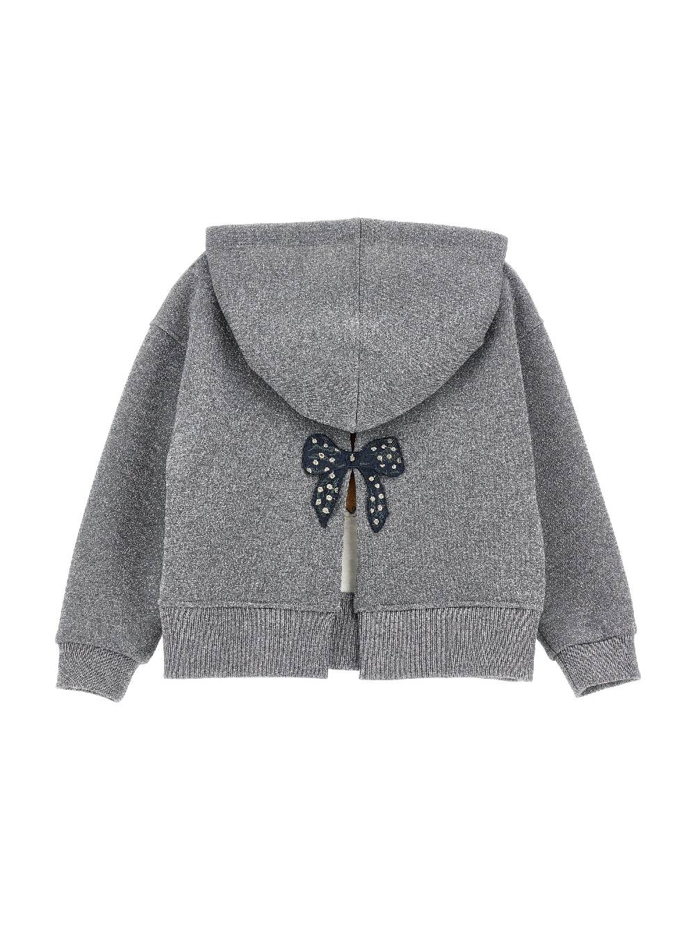 Monnalisa Hoodie lurex Lilli e il Vagabondo Fino Al -60%