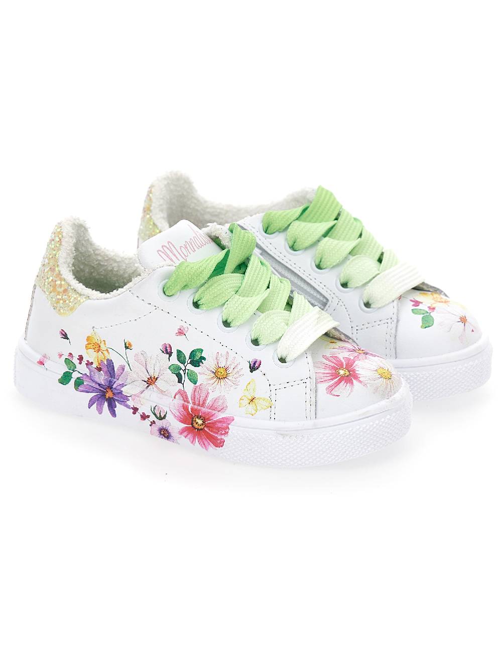 Monnalisa Sneakers bycast stampa fiori In Vendita