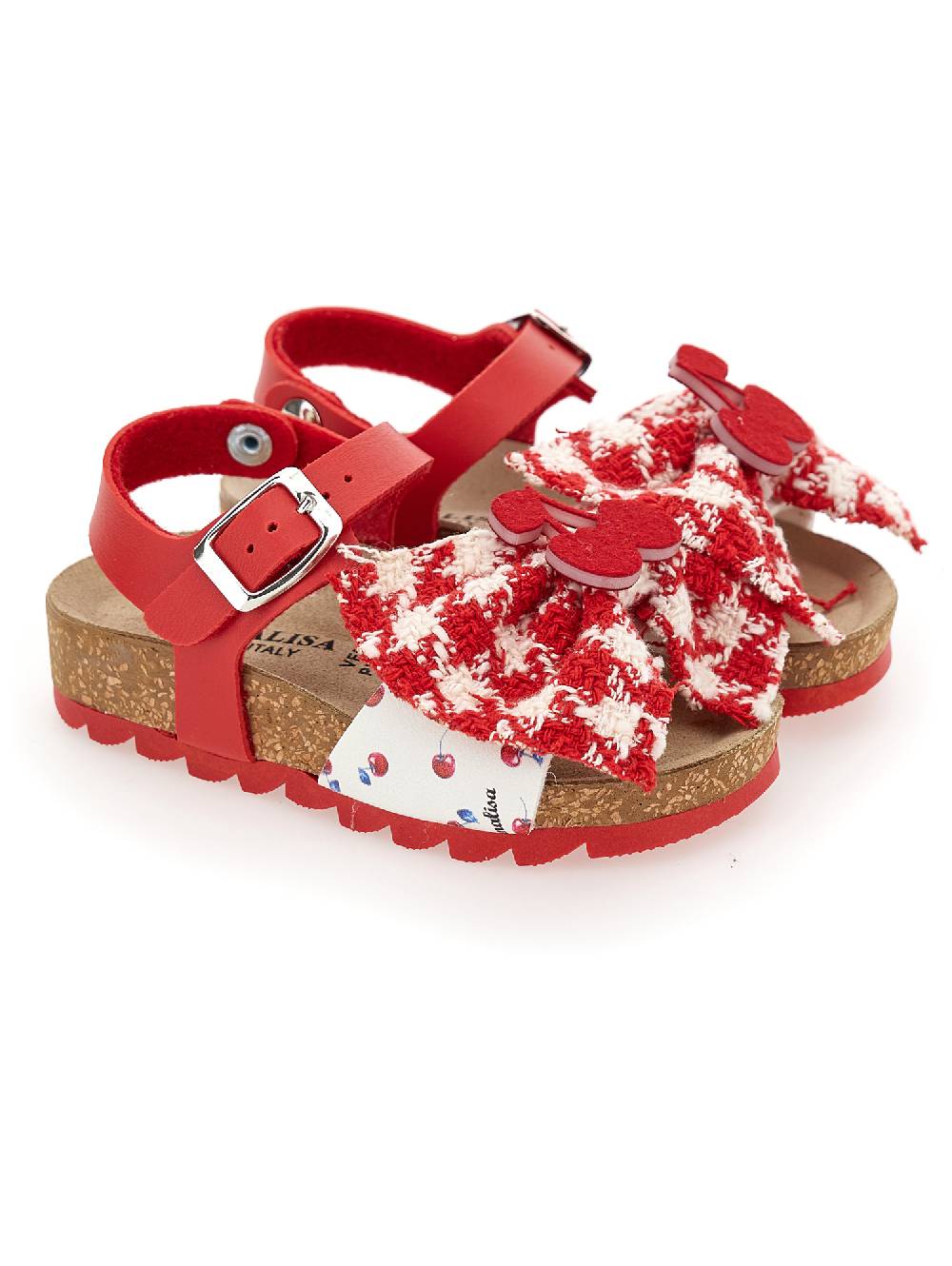 Monnalisa Sandali con fiocco e ciliegie Vendita Calda