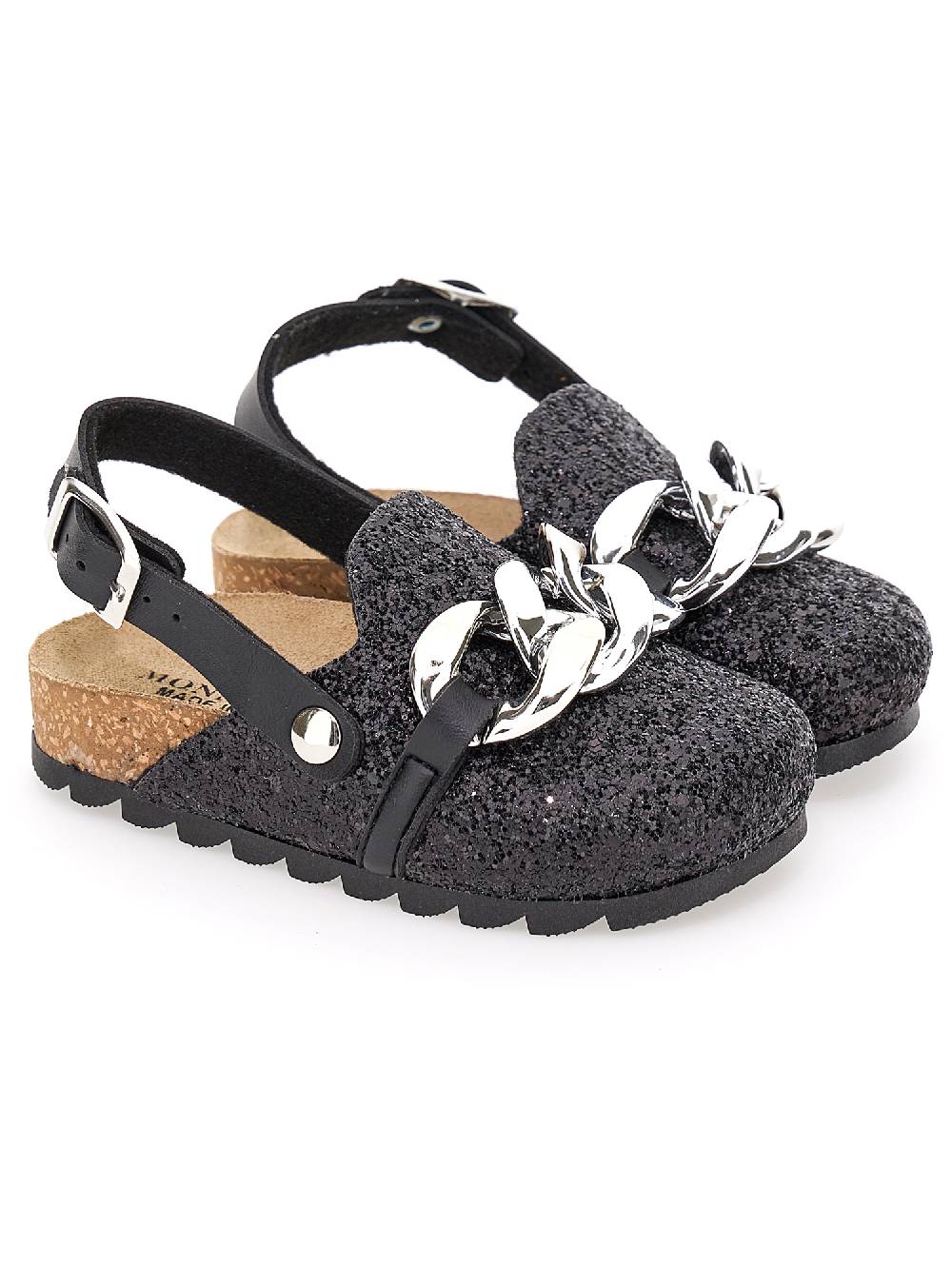 Monnalisa Sandali glitter con catena Vendite Flash