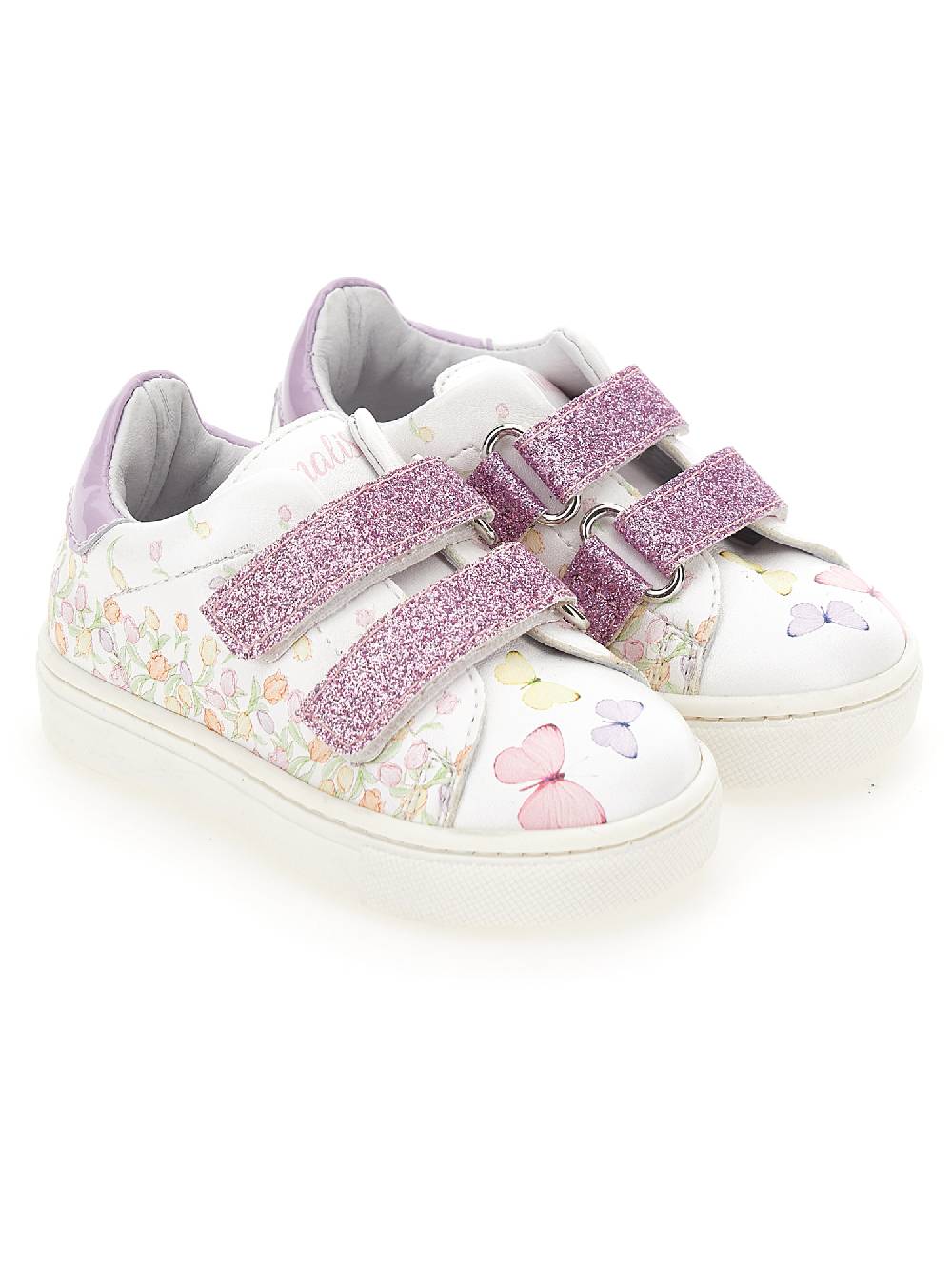 Monnalisa Sneakers tessuto tecnico glitter In Linea