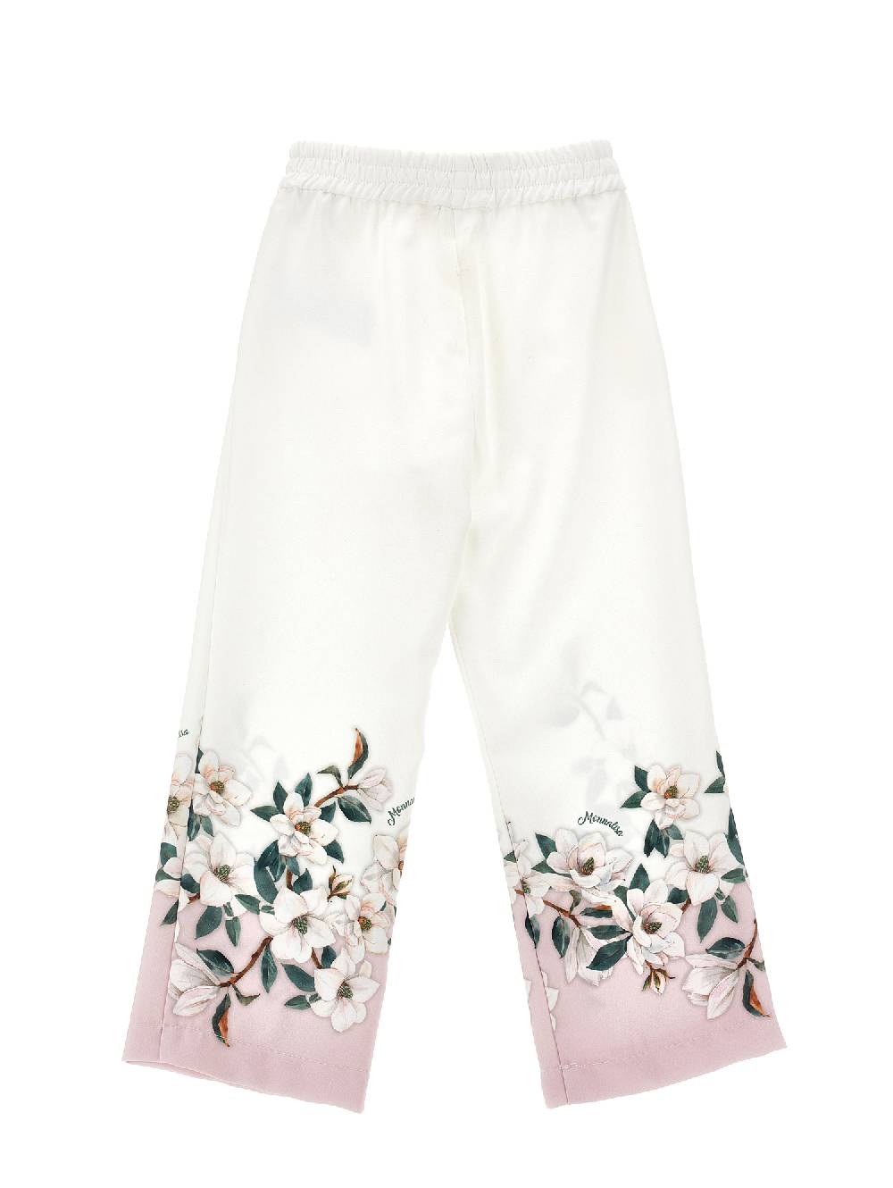 Monnalisa Pantalone palazzo stampa magnolia Vendita Calda