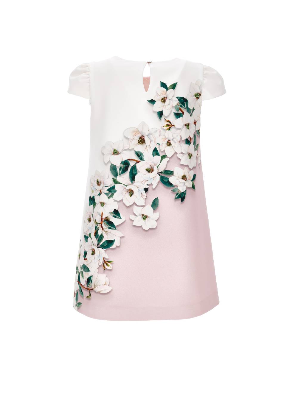 Monnalisa Abito crêpe magnolie Vendite Flash