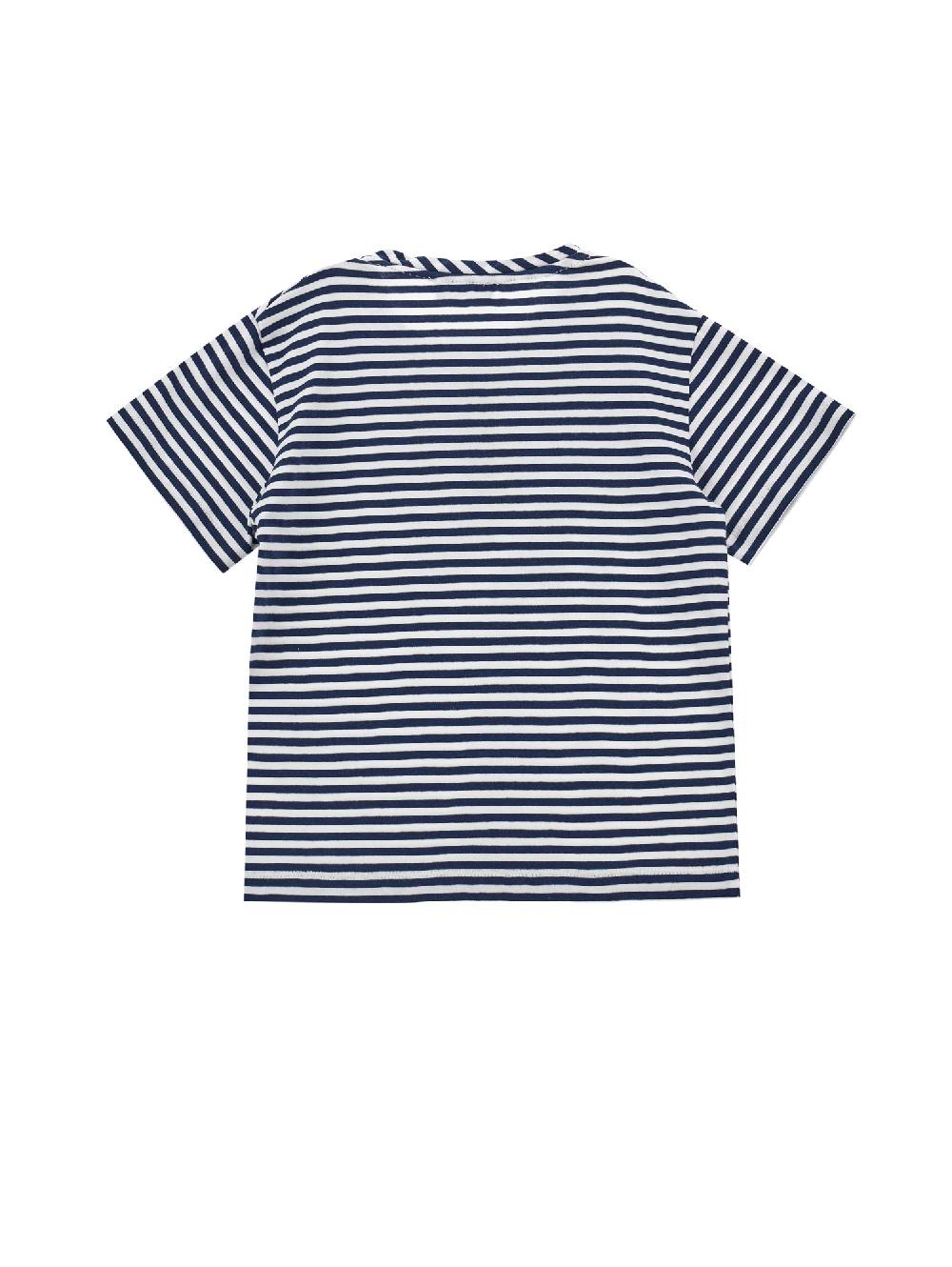 Monnalisa T-shirt jersey rigata Offerta migliore