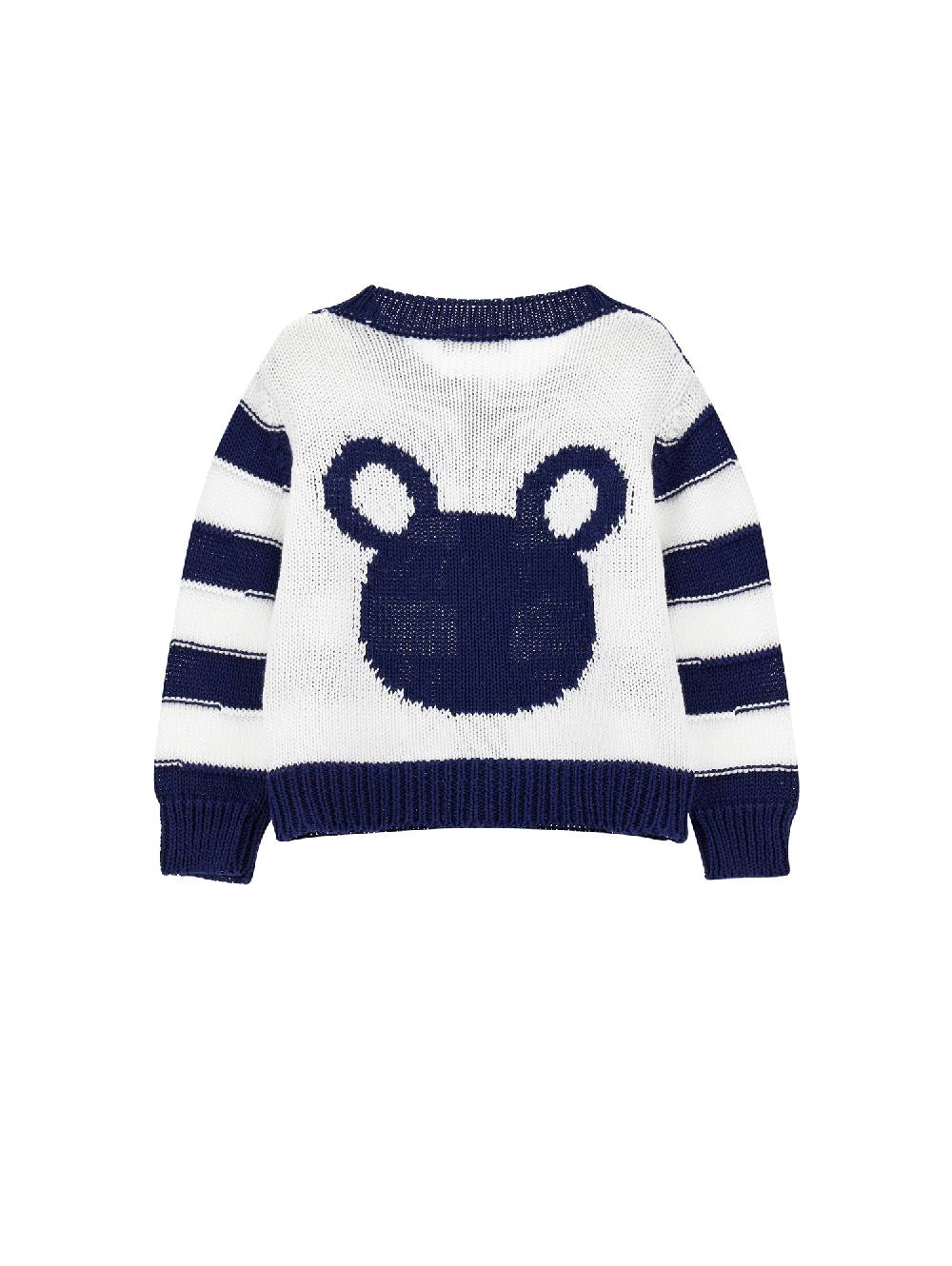 Monnalisa Cardigan cotone righe Solo un giorno rimasto