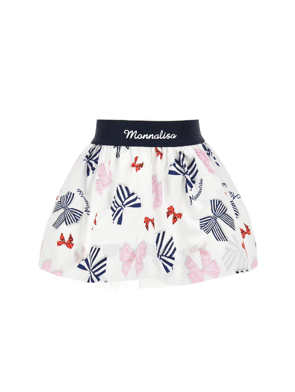 Monnalisa Gonna cotone con elastico logato Duty-free