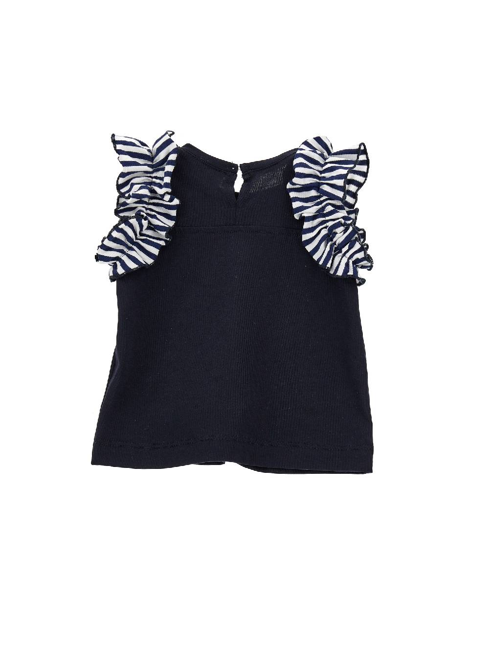 Monnalisa Canotta jersey con rouches Italy