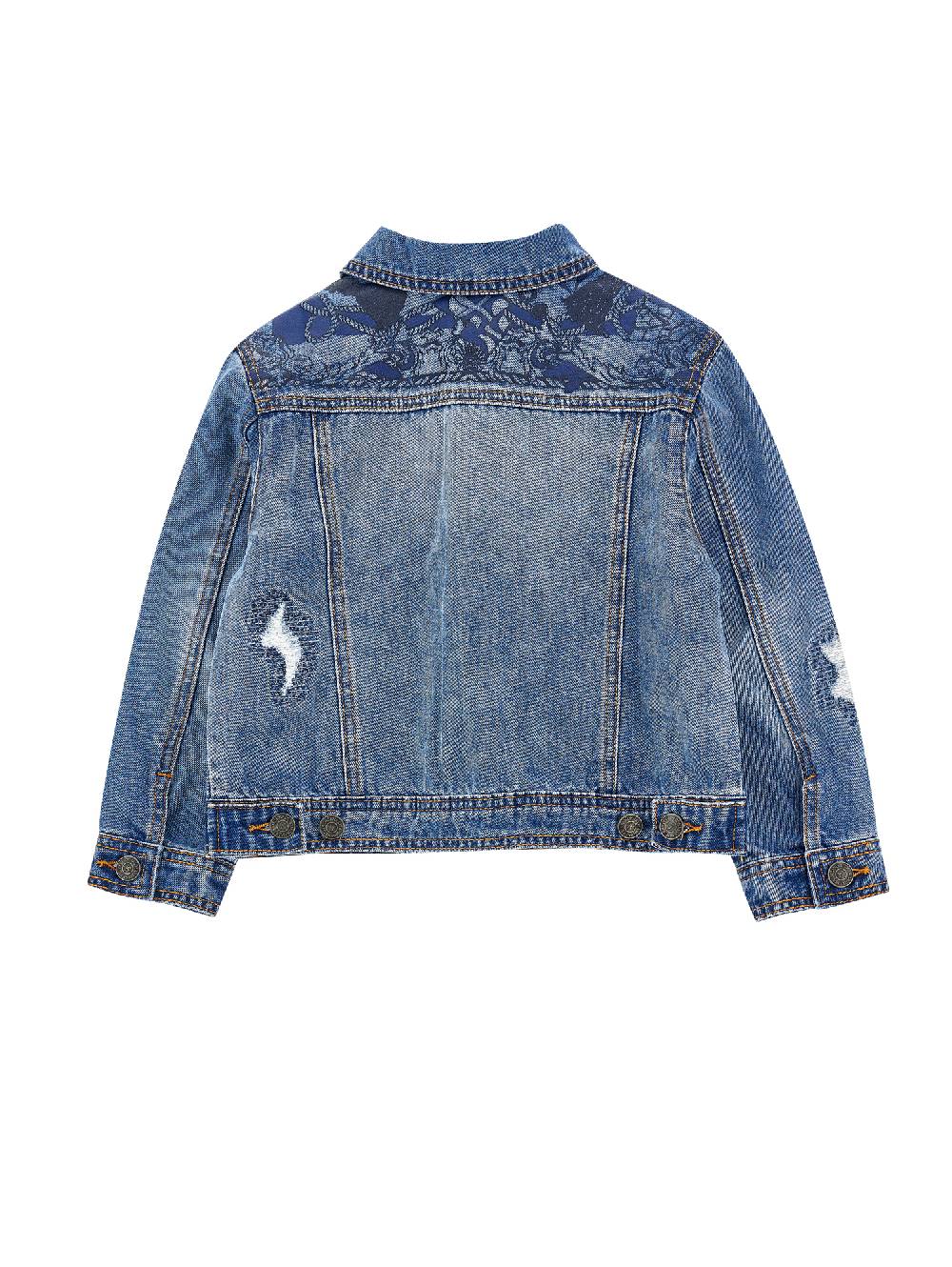 Monnalisa Giubbino jeans cinquetasche Prezzo Ridotto