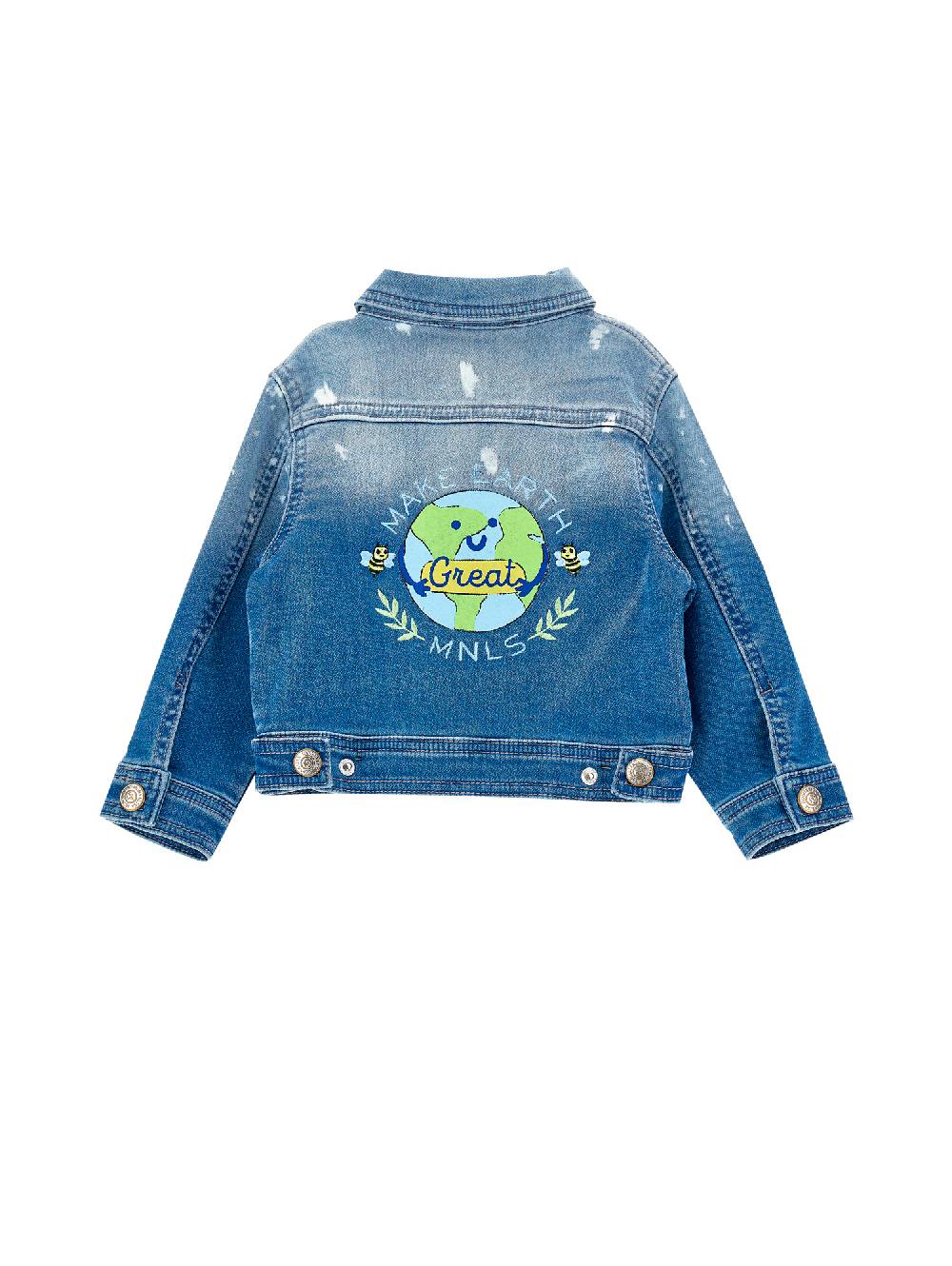 Monnalisa Giacchino jeans sfumato Fornitura limitata