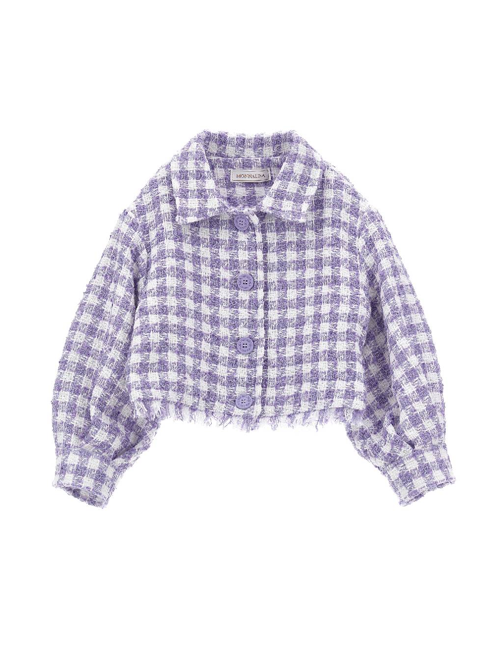 Monnalisa Spencer pied de poule Fino al 60% di sconto