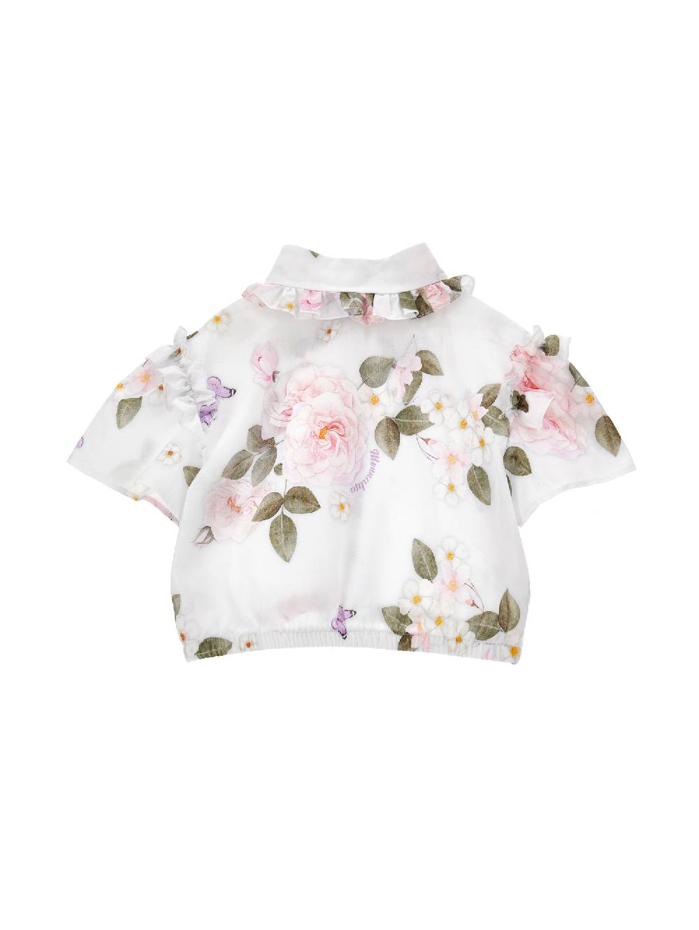 Monnalisa Camicia mussola floreale Discount Store per i nuovi prodotti