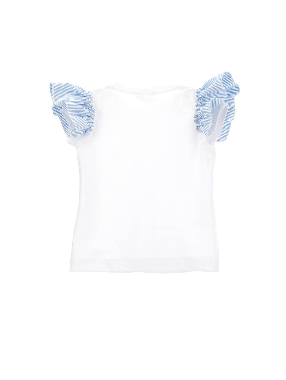 Monnalisa T-shirt cotone organico volants Italy