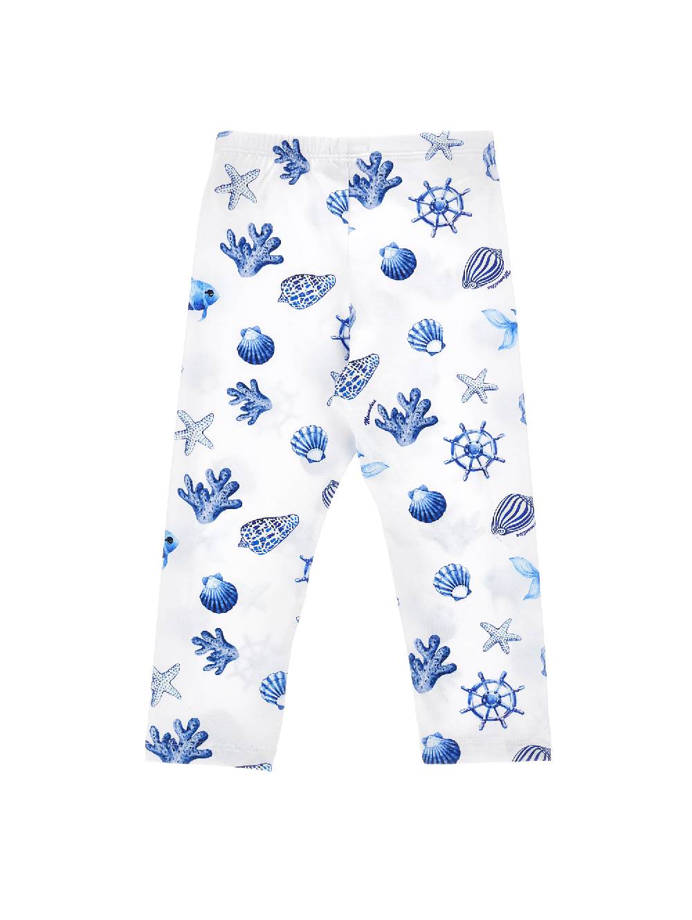 Monnalisa Leggings jersey stampa marine Negozi Online