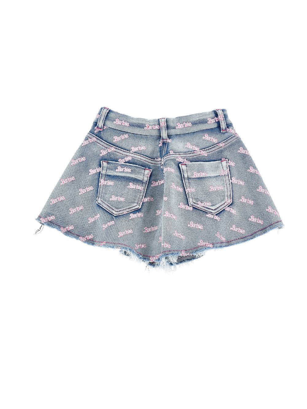 Monnalisa Shorts denim Barbie Negozio online di fabbrica
