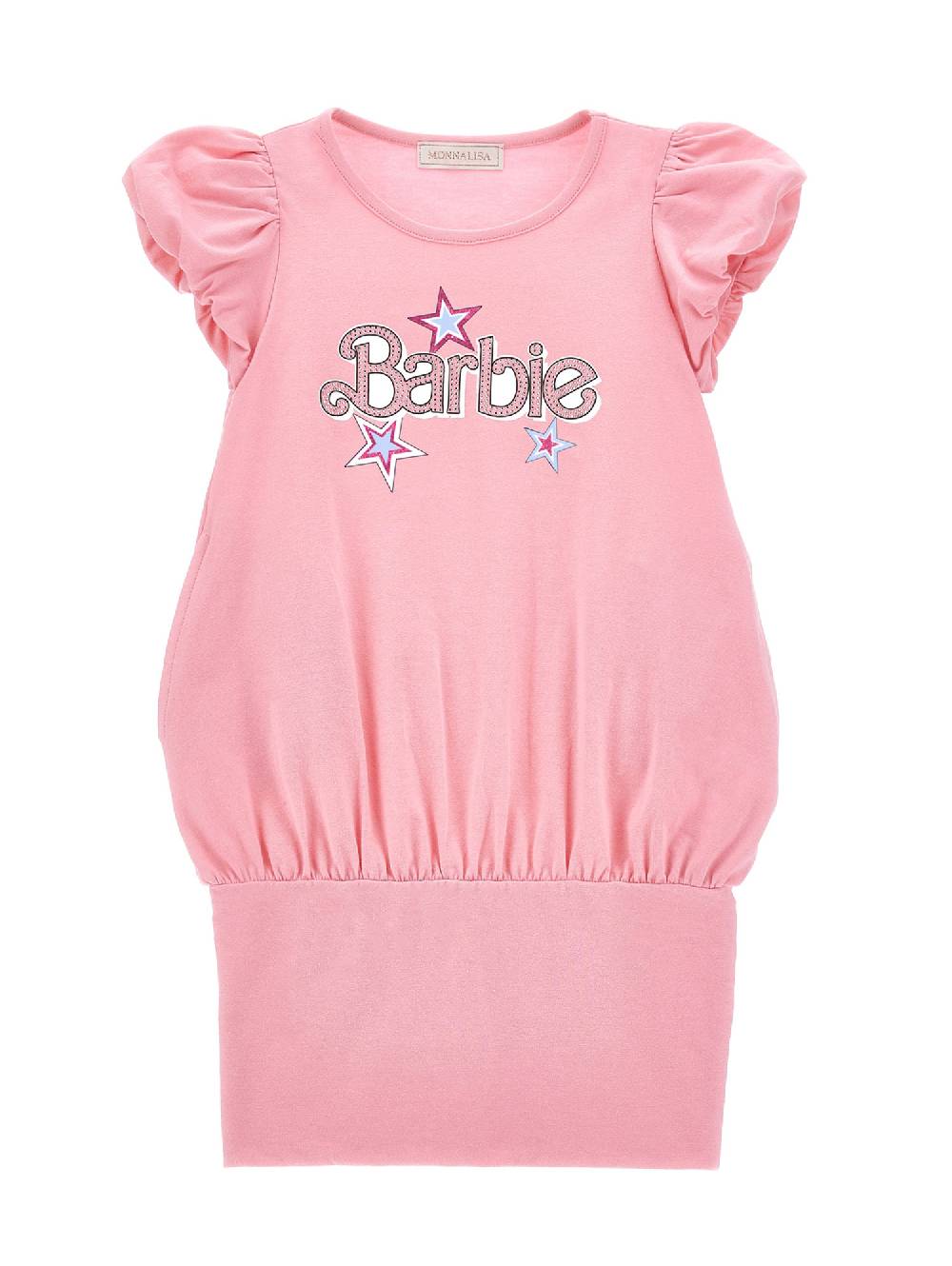 Monnalisa Abito jersey stretch Barbie Online Outlet