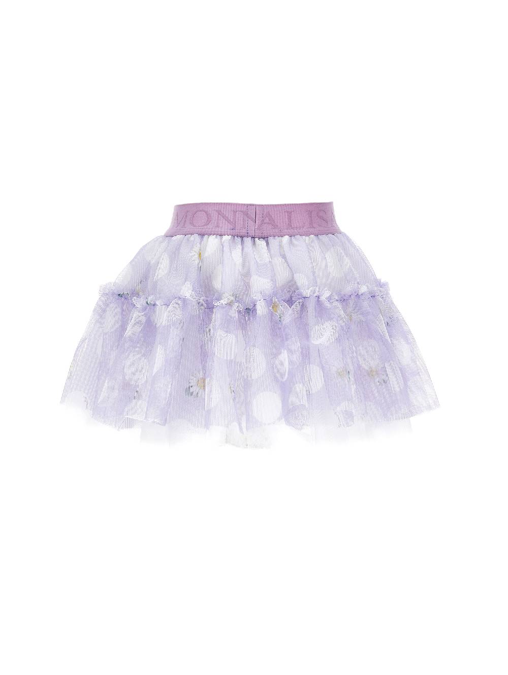 Monnalisa Gonna tulle pois e margherite Sconti questo mese