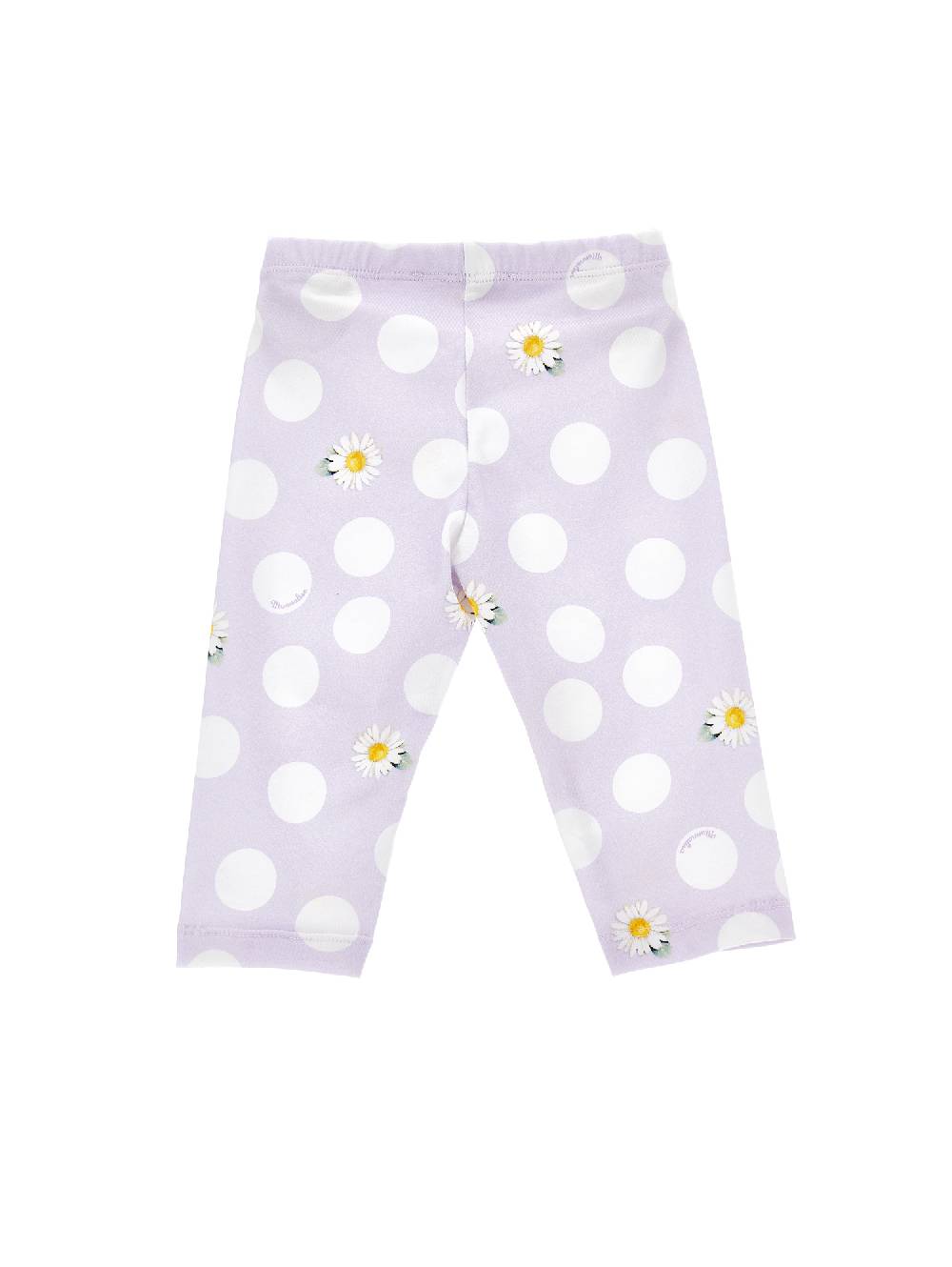 Monnalisa Leggings jersey margherite e pois Shopping Online