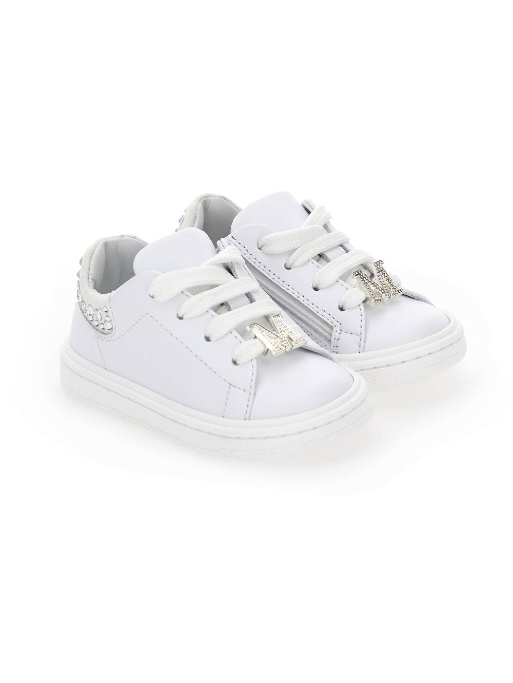 Monnalisa Scarpine nappa con cristalli Outlet