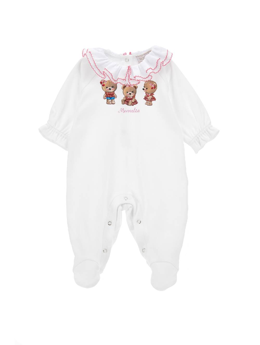 Monnalisa Tutina cotone teddy bear