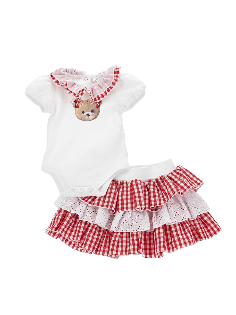 Monnalisa Completo due pezzi vichy Offerta Giorno del Papà