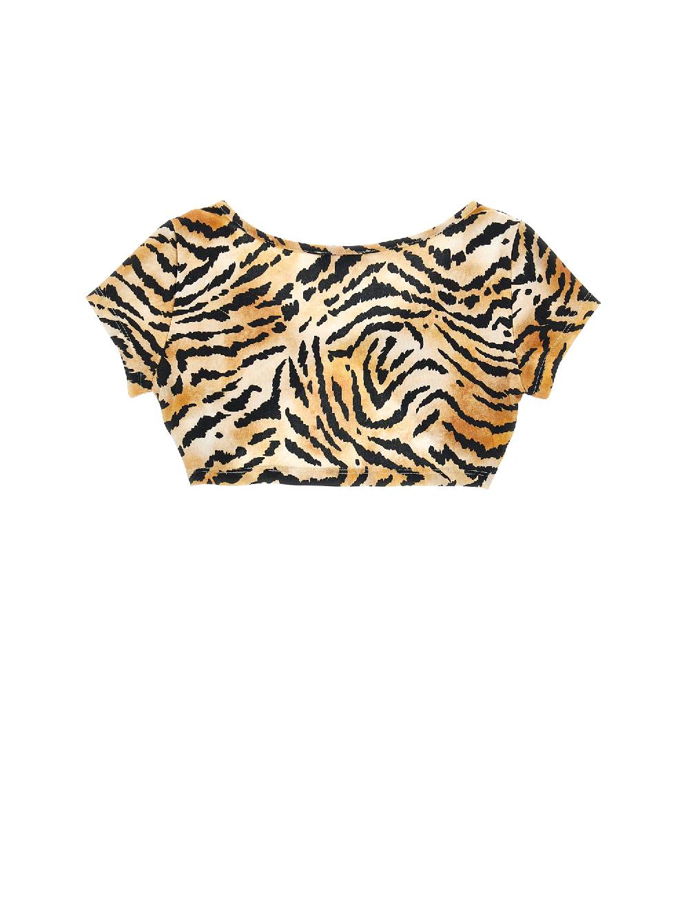 Monnalisa Top cropped tigrato Offerta Anniversario