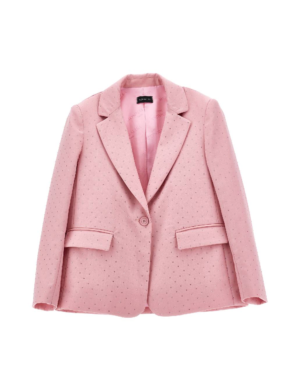 Monnalisa Blazer viscosa con strass Vendita calda