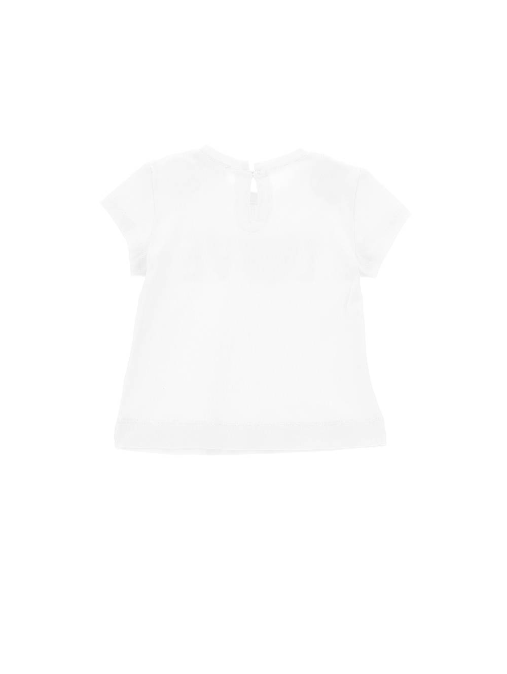 Monnalisa T-shirt jersey stampa love e orsetto Latest stili