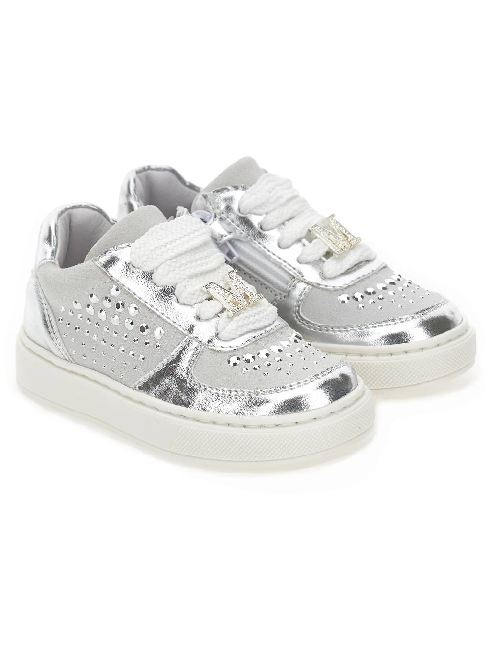 Monnalisa Sneakers lamina e strass Solo un giorno rimasto