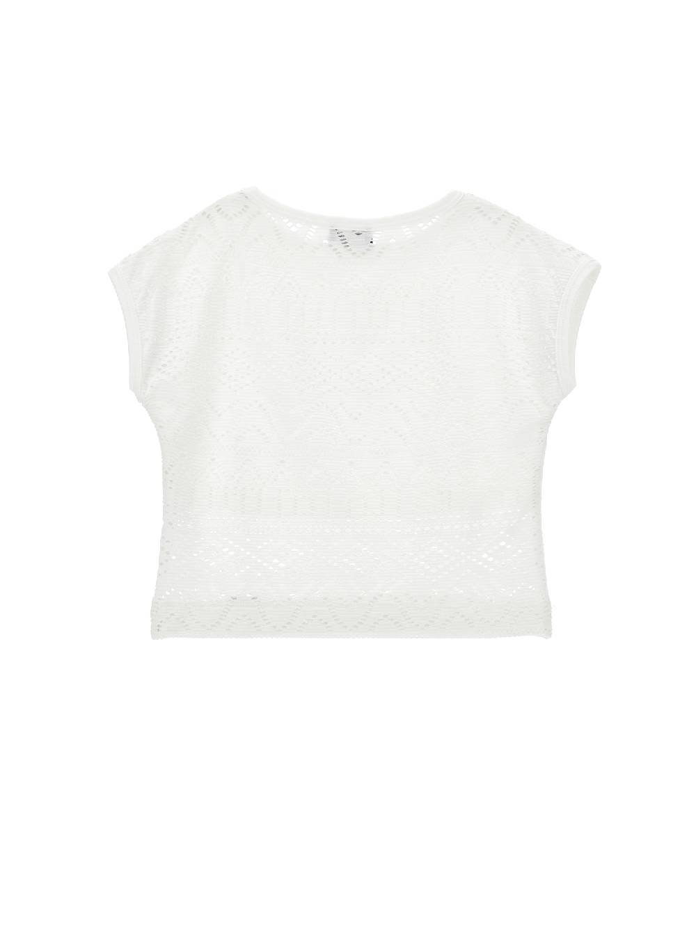 Monnalisa Top jersey traforato Italia