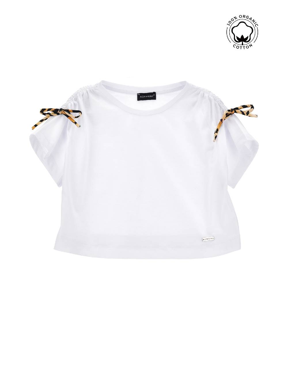 Monnalisa T-shirt cotone organico cropped Promozione