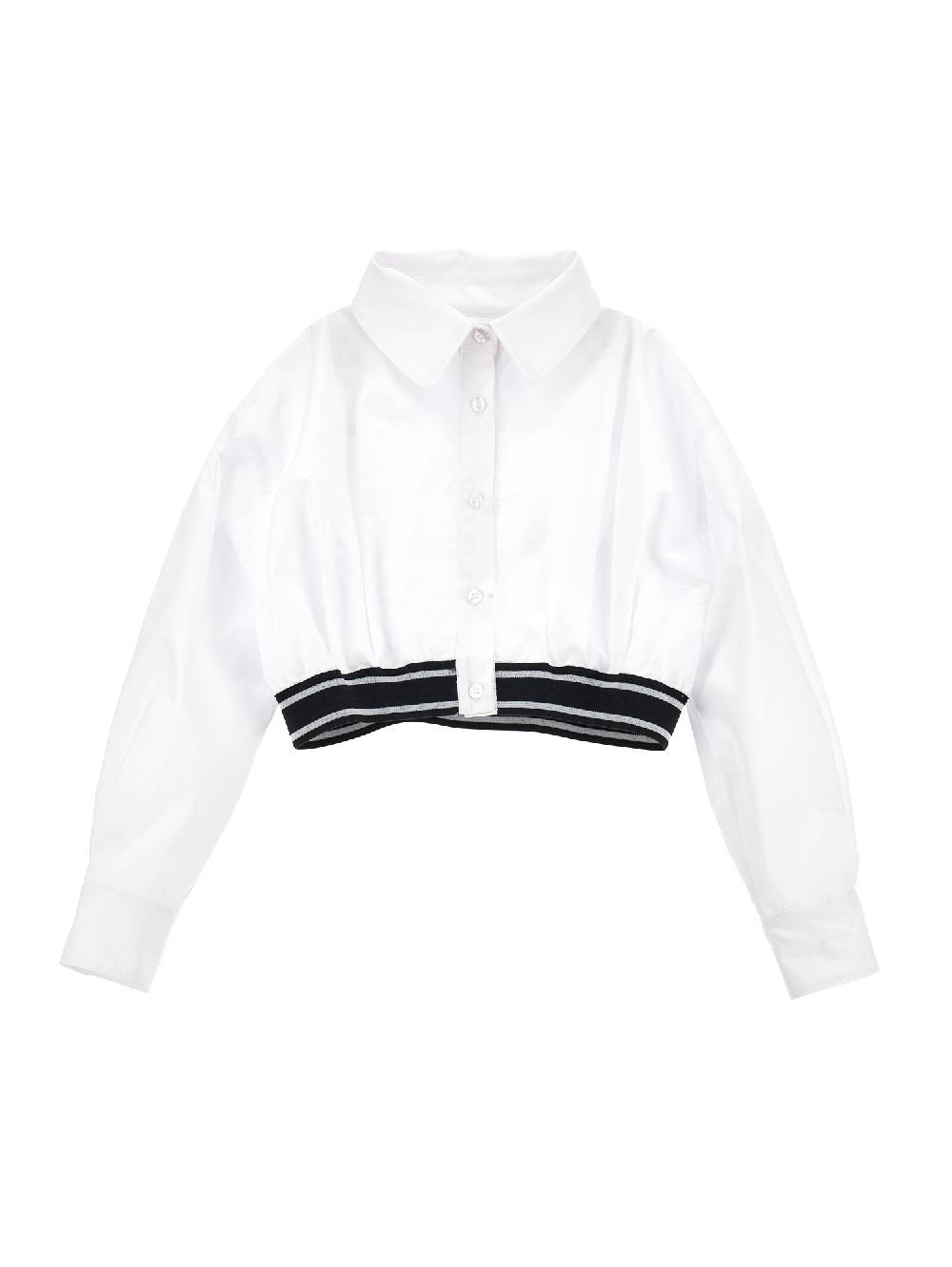 Monnalisa Camicia cotone effetto bomber Presa