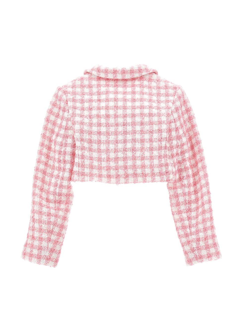 Monnalisa Giacchina corta pied de poule Sconto