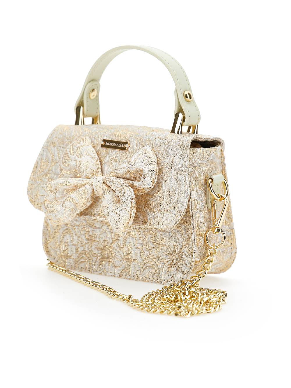 Monnalisa Borsetta broccato lurex Shopping online